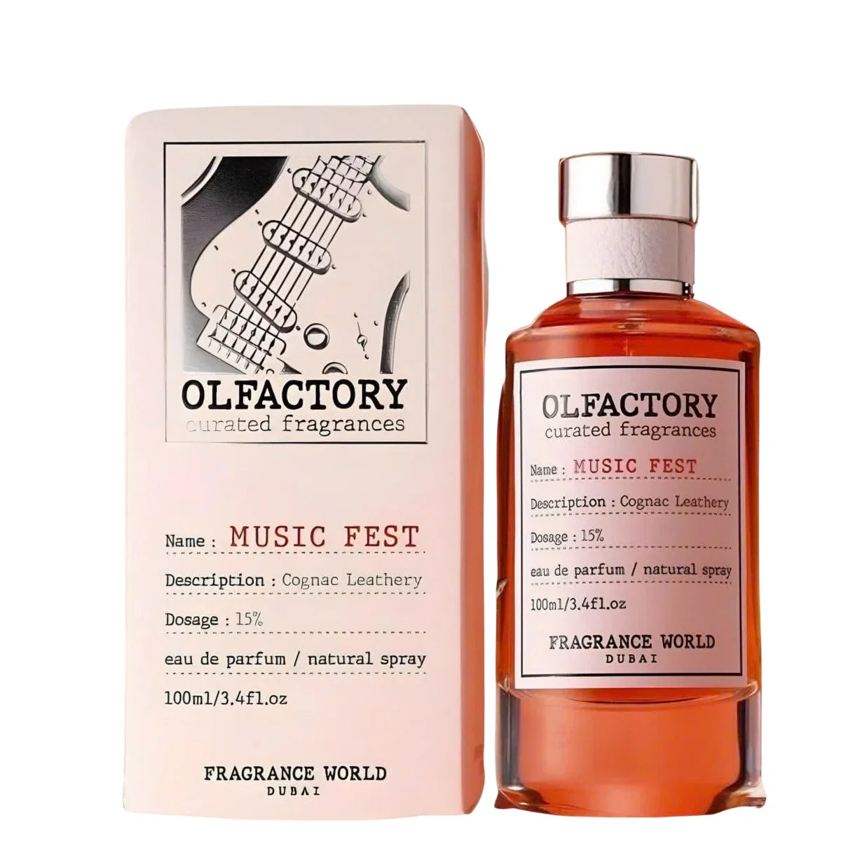 Fragrance World, Olfactory Music Fest, Parfymvatten, För män, 100 ml