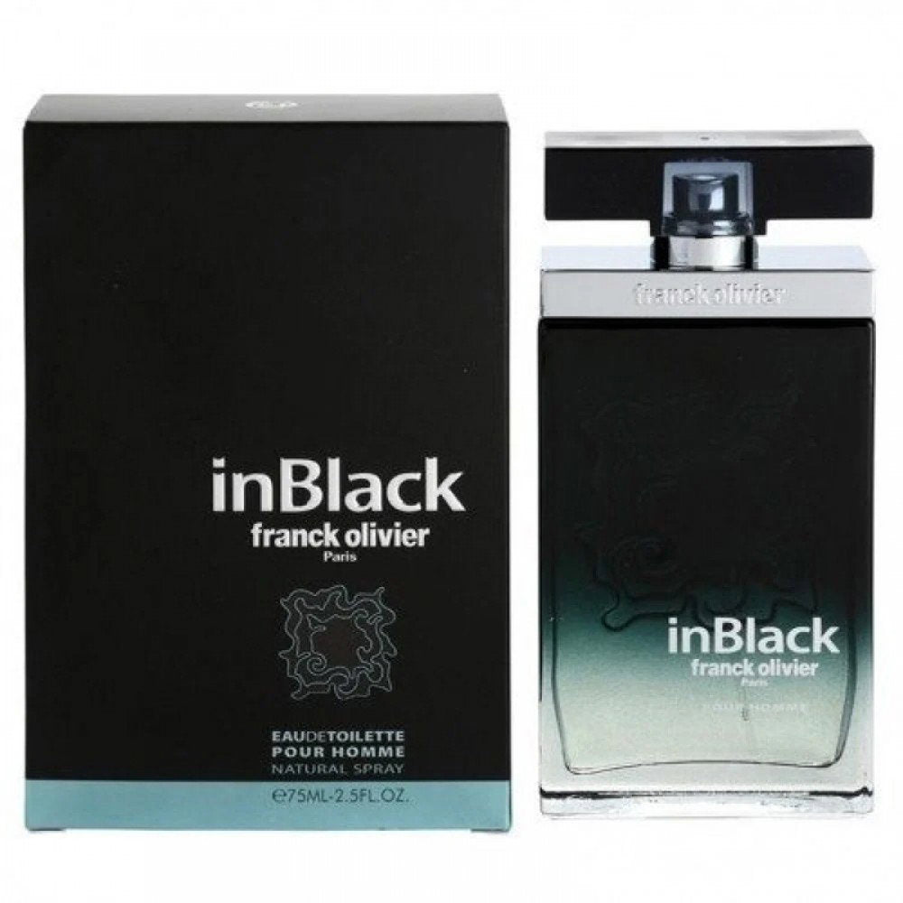 Franck Olivier, In Black, Eau de Toilette, För män, 75 ml