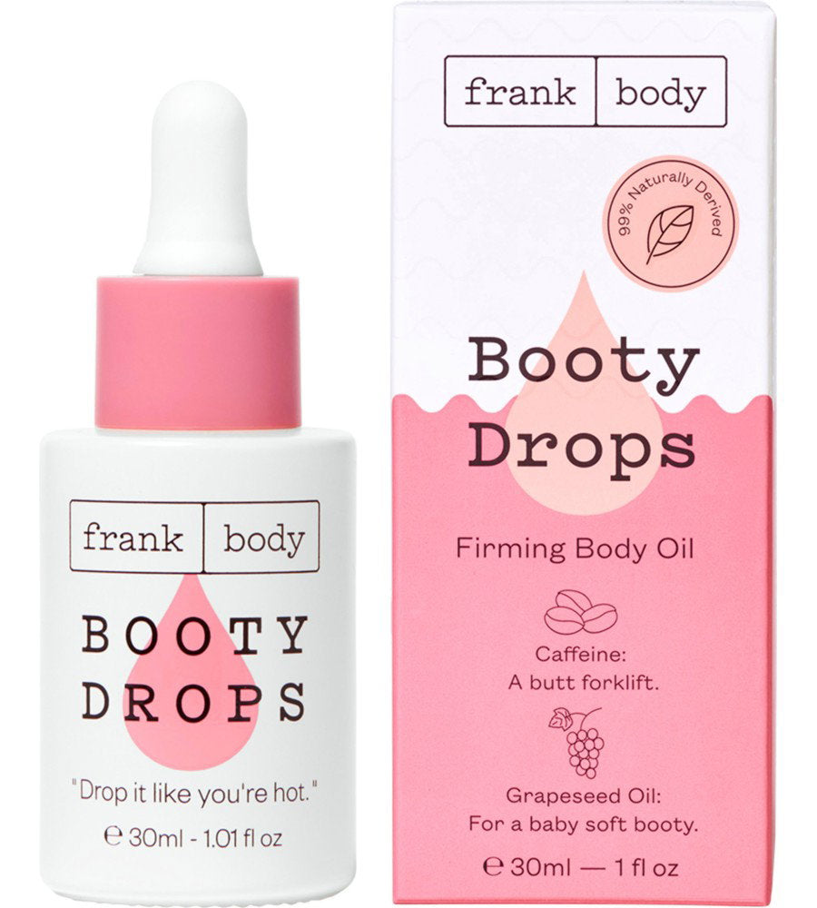Frank Body, Booty Drops, Uppstramning, Kroppsolja, För höfter & lår, 30 ml