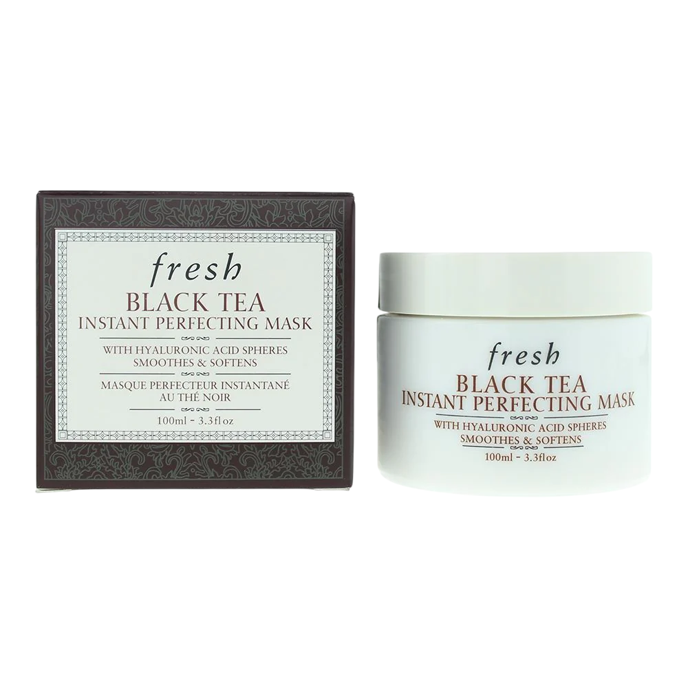 Fresh, Black Tea, Slät, Antioxidanter, Gelmask, Ansikte, 100 ml