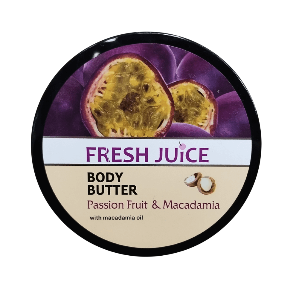 Fresh Juice, Passion Fruit & Macadamia, Återfuktande, Kroppssmör, Kropp, 225 ml