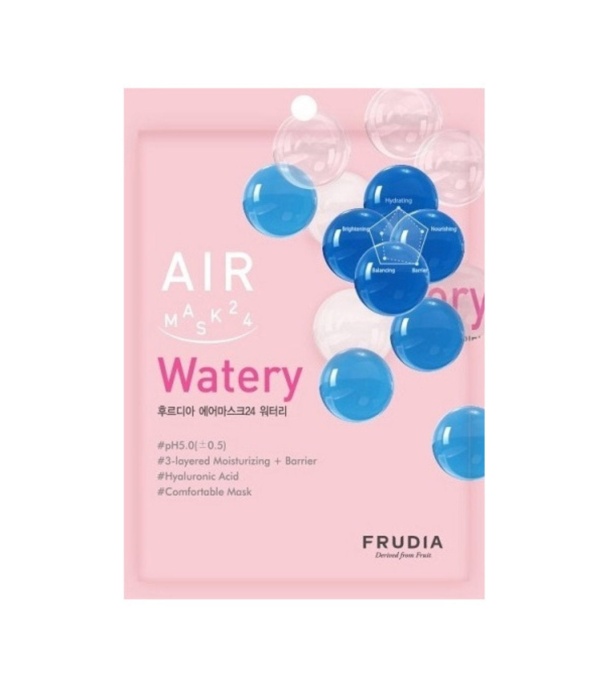 Frudia, Air 24 Watery, Fuktgivande, Ansiktsmask, För ansiktet, 25 ml