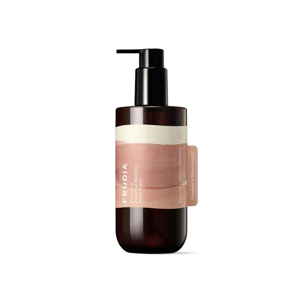 Frudia, Re:Proust Essential Blending, Mandarin- och rosmarinolja, Städning, Duschkräm, 300 ml