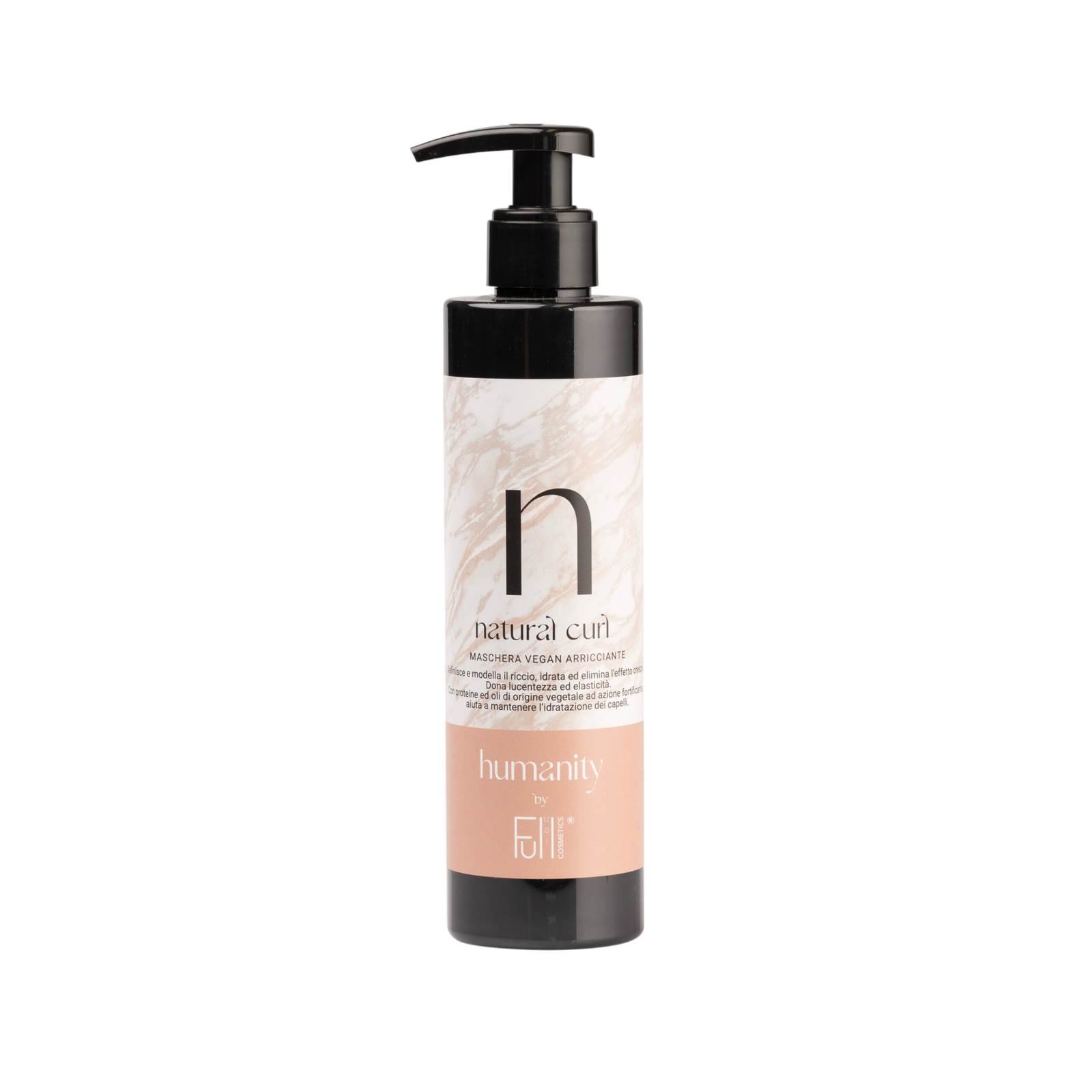 Full Cosmetics, Natural Curl, Hårbehandlingskräm mask, Mot friss, 250 ml