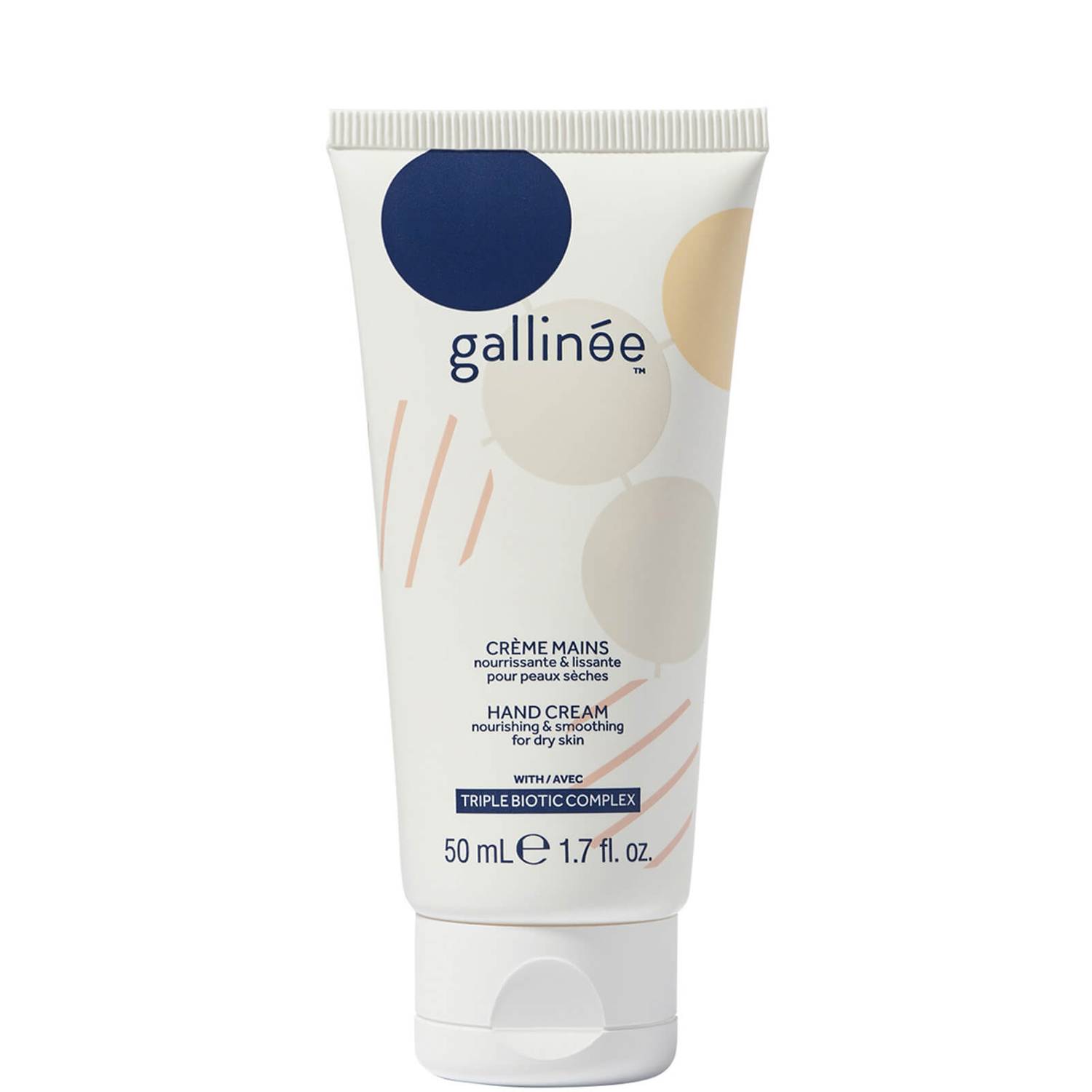 Gallinee, Body Care, Tredubbel biotisk komplex, Närande, Handkräm, 50 ml