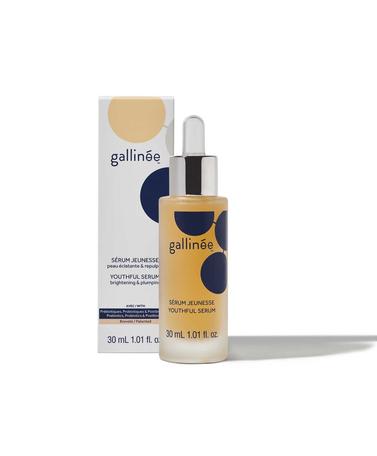 Gallinee, Microbiome Skincare, Prebiotika & Probiotika & Postbiotika, Anti-aging, Serum, För ansiktet, 30 ml