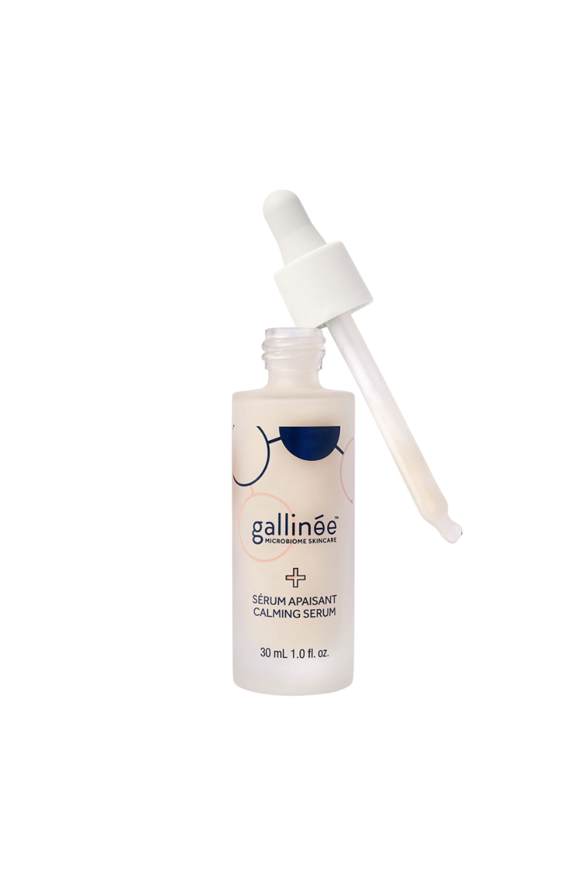 Gallinee, Microbiome Skincare, Prebiotika & Probiotika & Postbiotika, Lugnande, Dagligen, Serum, För ansiktet, 30 ml