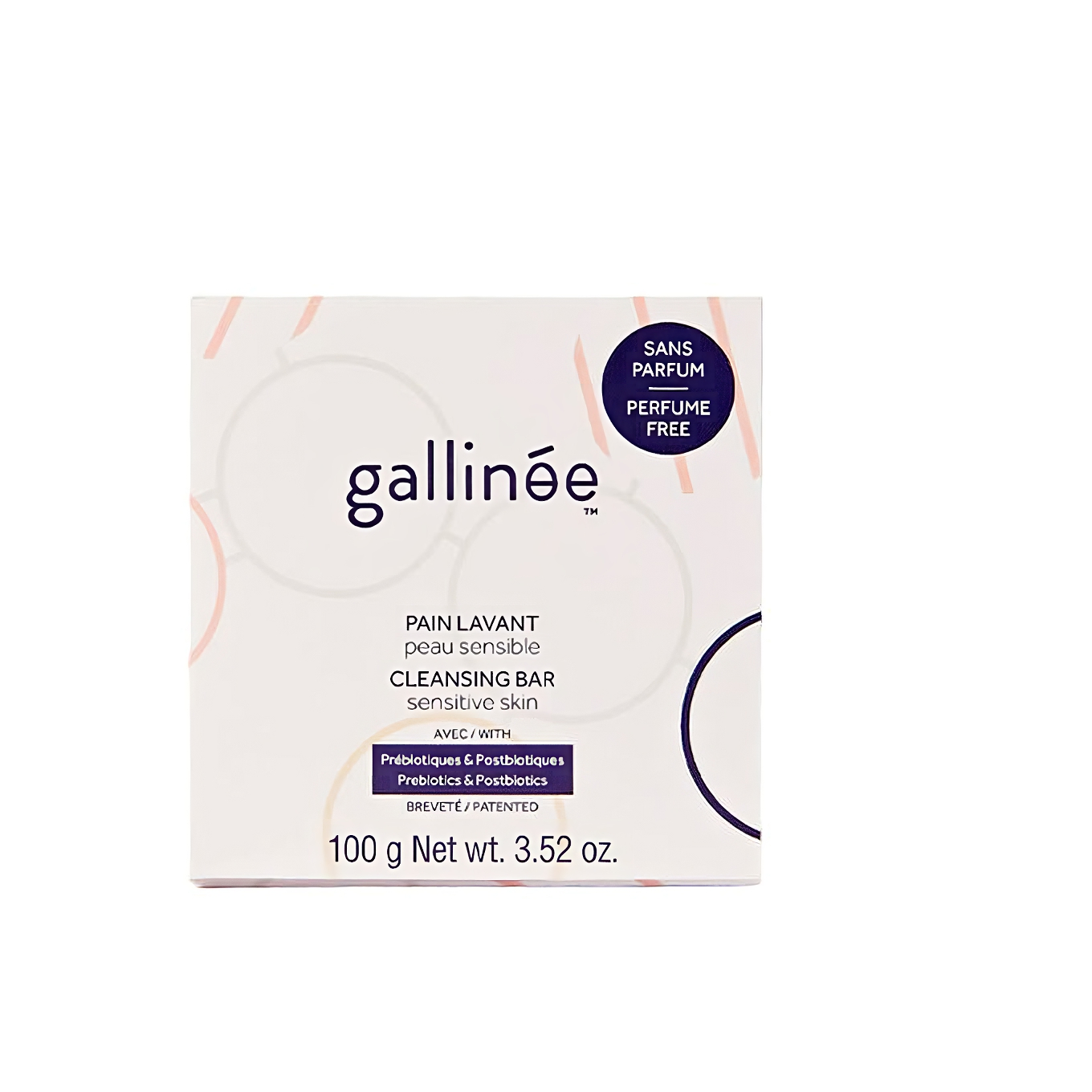 Gallinee, Microbiome Skincare, Parfymfri, Lugnande, Rengöringsbar, För ansikte & kropp, 100 g