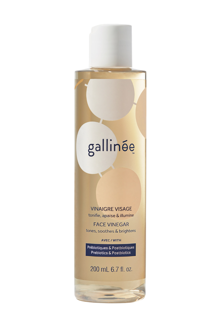 Gallinee, Microbiome Skincare, Prebiotika och Postbiotika, Lugnande, Lotion, För ansiktet, 200 ml