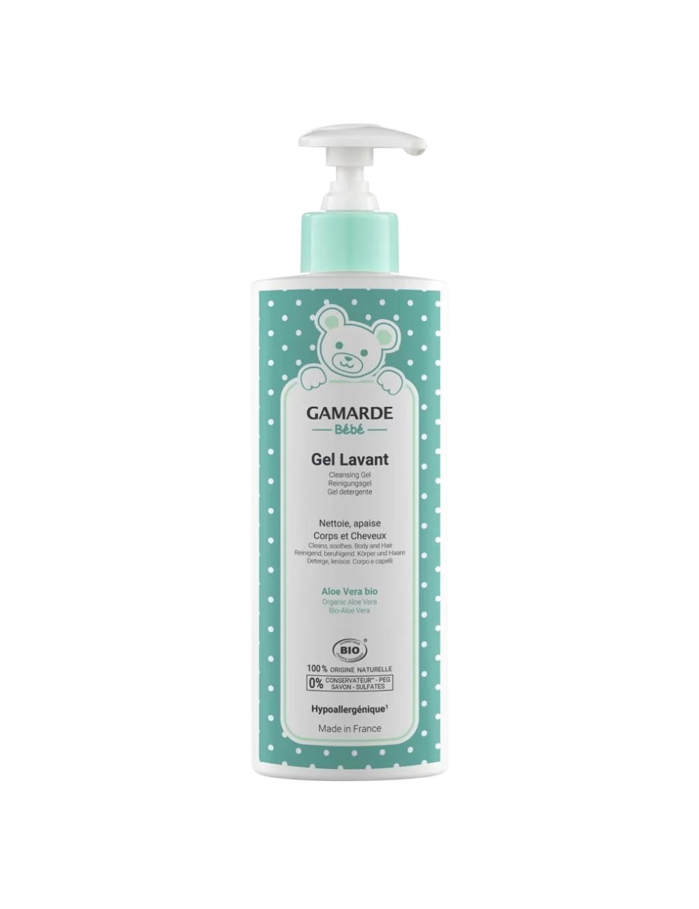 Gamarde, Baby, Bio, Hydrerar, Duschgel, Kropp & Hår, 400 ml
