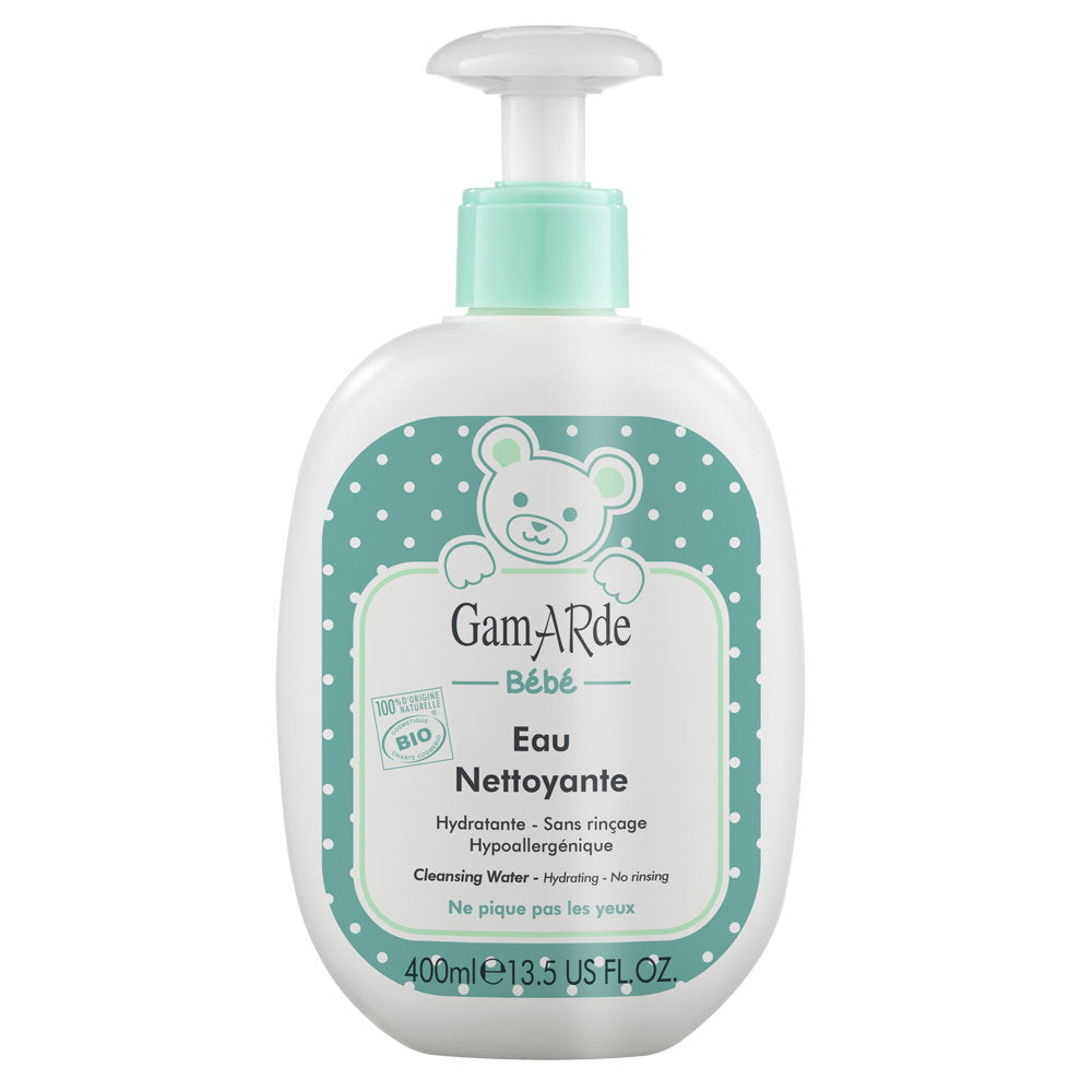 Gamarde, Baby, Rengöring och återfuktning, Doftvatten, For Face, Body & Diaper Area, 400 ml