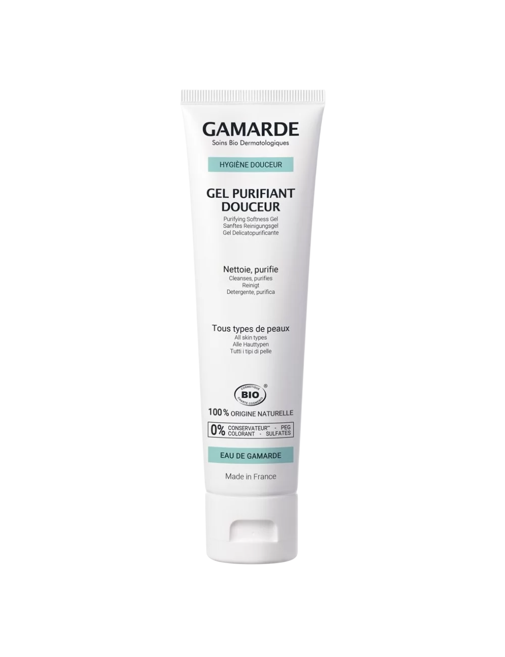 Gamarde, Gamarde, Bio, Renande, Rengöringsgel, Ansikte, 100 ml