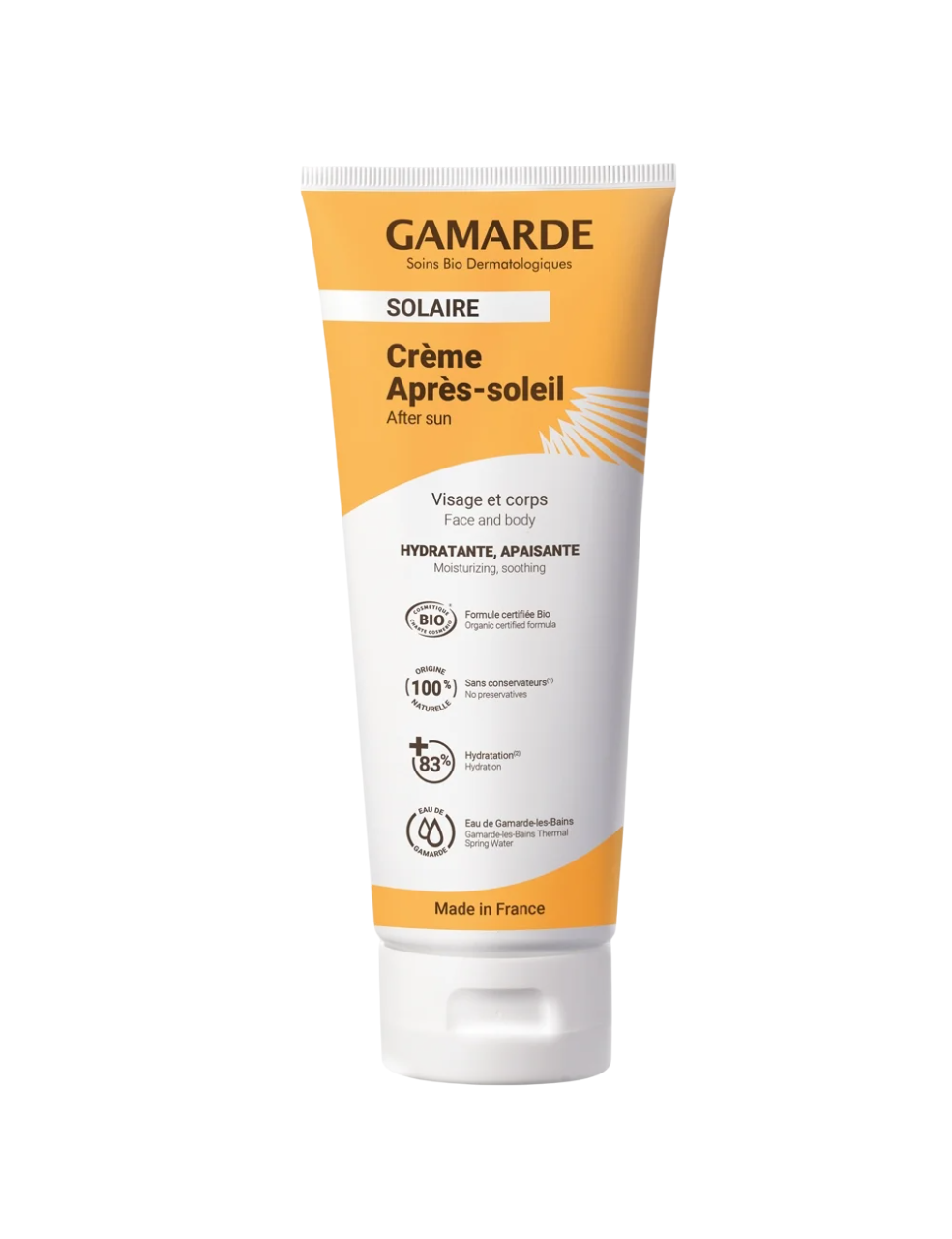 Gamarde, Gamarde, Bio, Fuktgivande, After-sun lotion, 200 ml