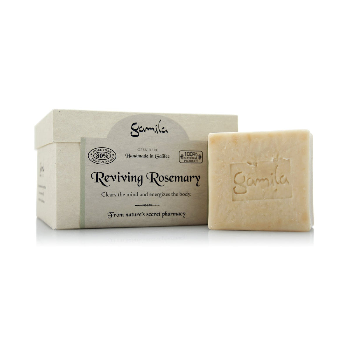 Gamila Secret, Reviving Rosemary, Rengöring, Doftande tvålbar, För ansikte & kropp, 115 g