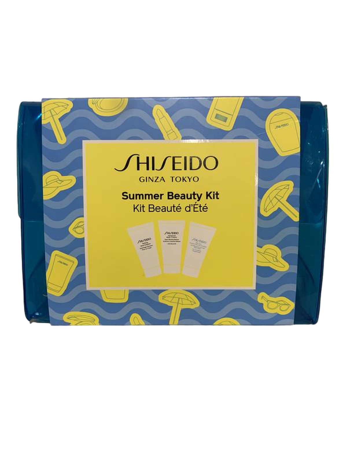 Ginza Tokyo - Summer Beauty Set Shiseido: After-Sun - Intensiv Återhämtning, Reparerande, After-Sun Emulsion, 30 ml + Advanced Body Creator - Super Slimming Reducer, Skulpterande, Koncentrat, 30 ml + Förfinande, Återfuktande, Exfolierande Lotion, 30 ml