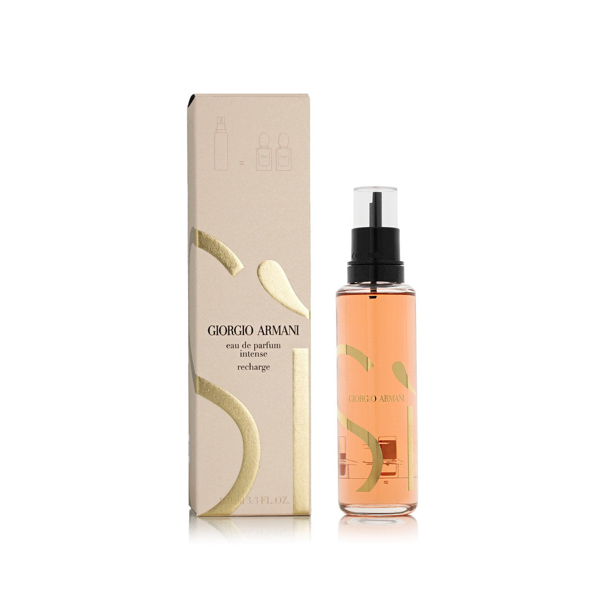 Giorgio Armani, Si Intense, Parfymvatten, För kvinnor, Påfyllning, 100 ml