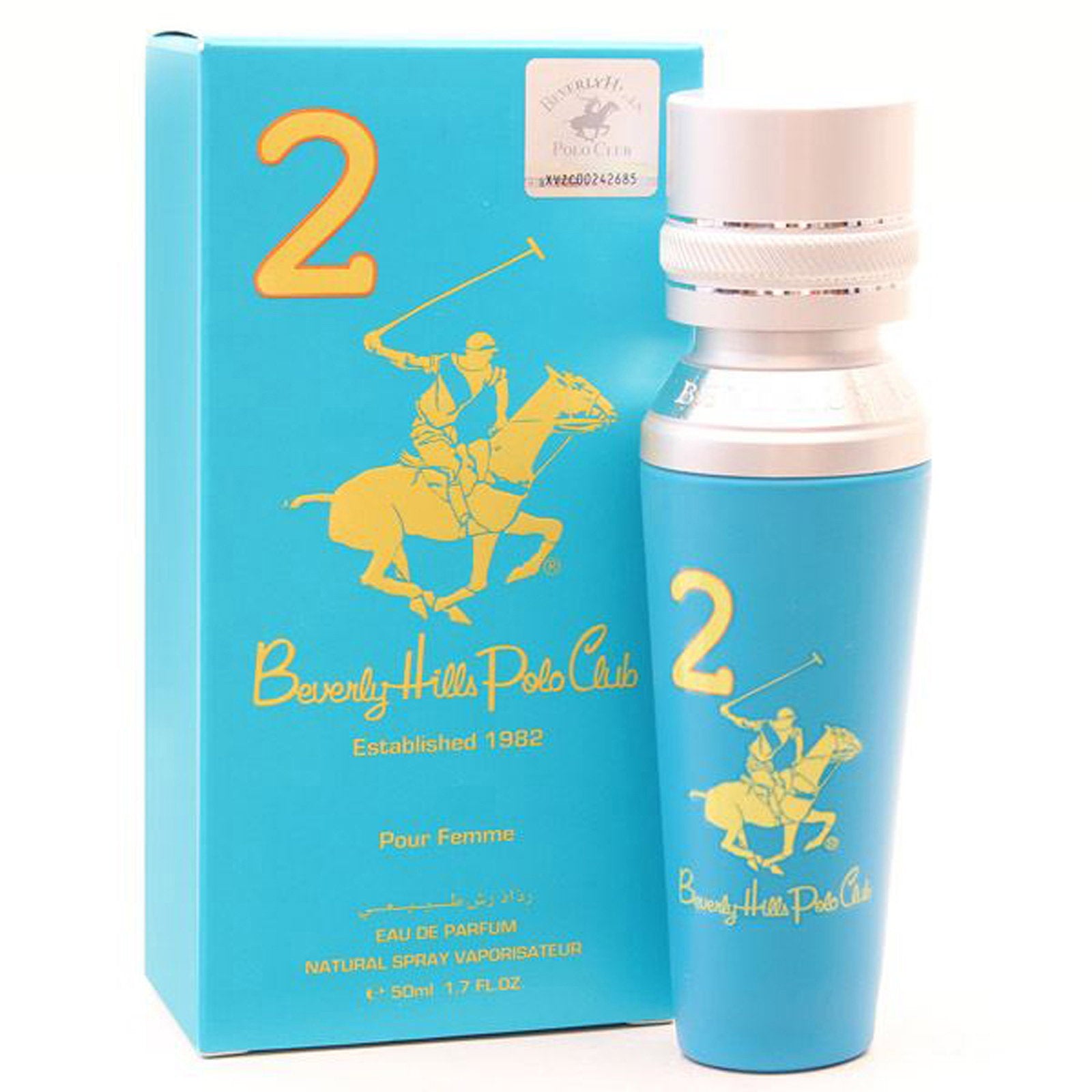 Beverly Hills Polo Club, No. 2, Parfymvatten, För kvinnor, 50 ml