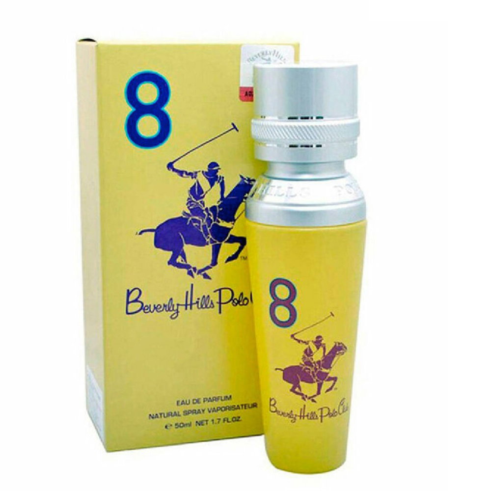 Beverly Hills Polo Club, No.8, Parfymvatten, För kvinnor, 50 ml