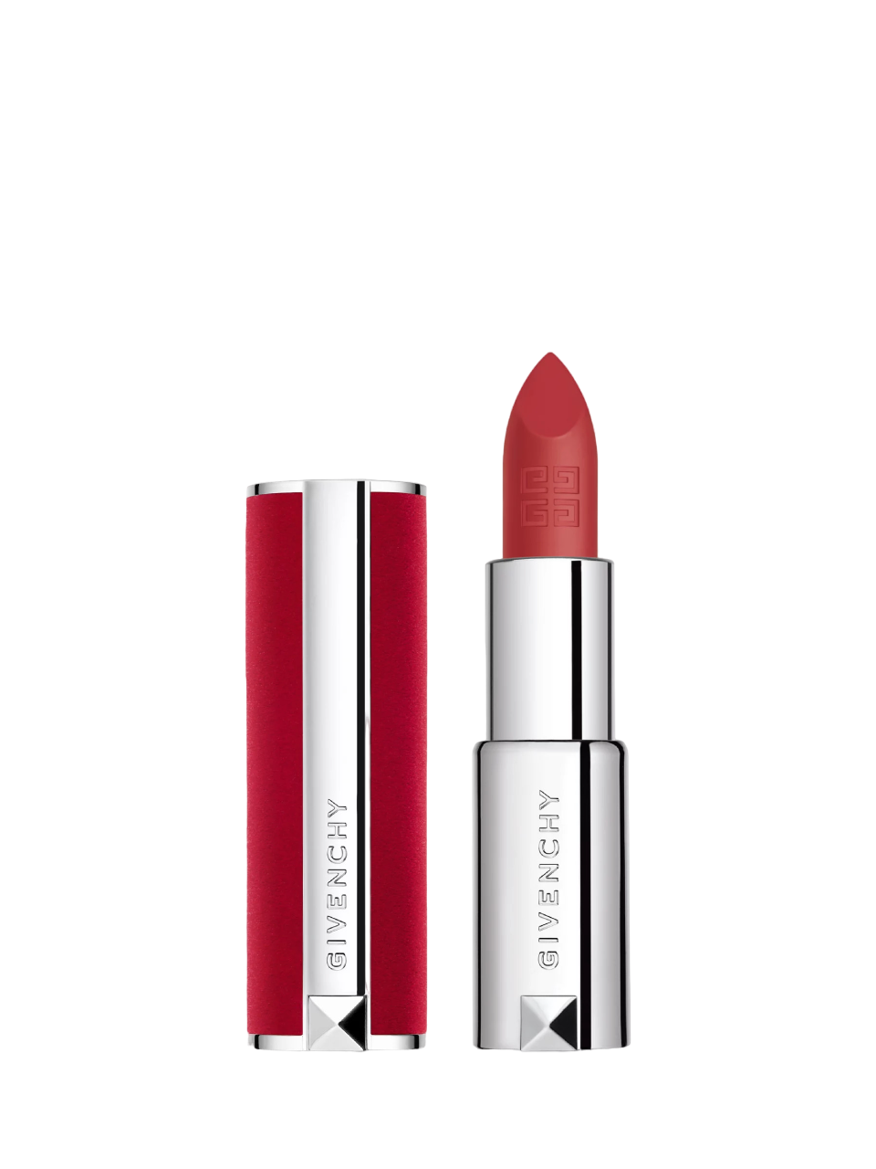 Givenchy, Le Rouge Deep Velvet, Matt, Krämigt läppstift, N27, 3.4 g