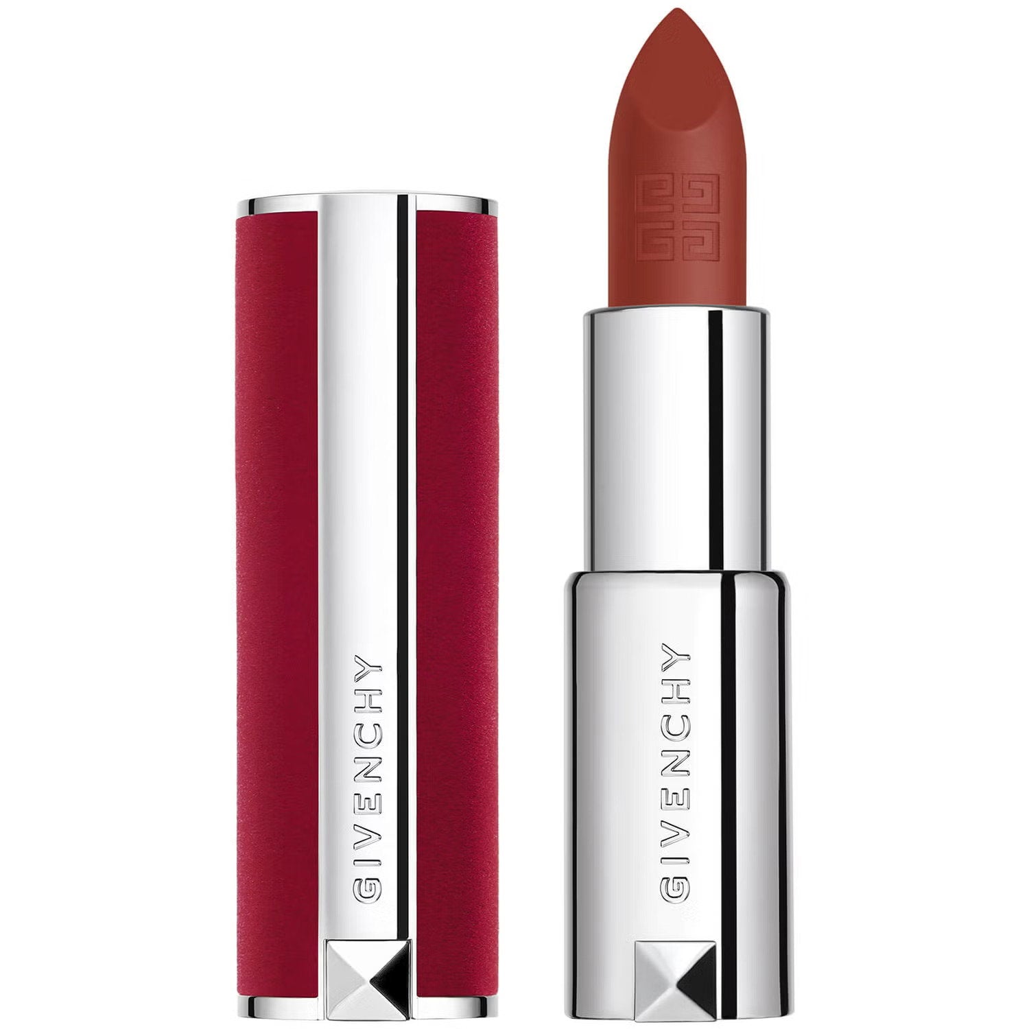 Givenchy, Le Rouge Deep Velvet, Matt, Krämigt läppstift, N34, 3.4 g