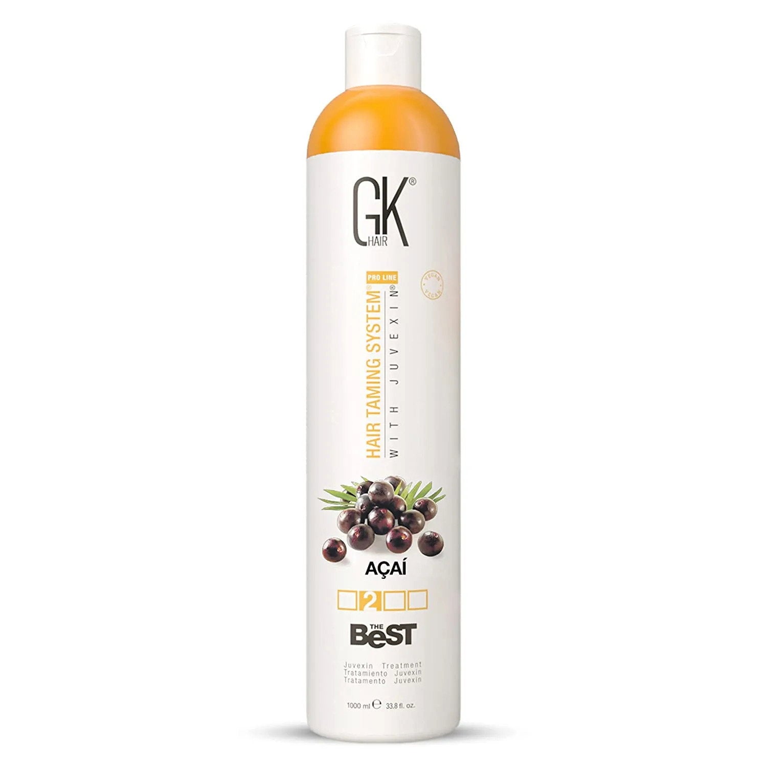 Global Keratin, The Best Acai, Hårkräm behandling, För utjämning, 1000 ml