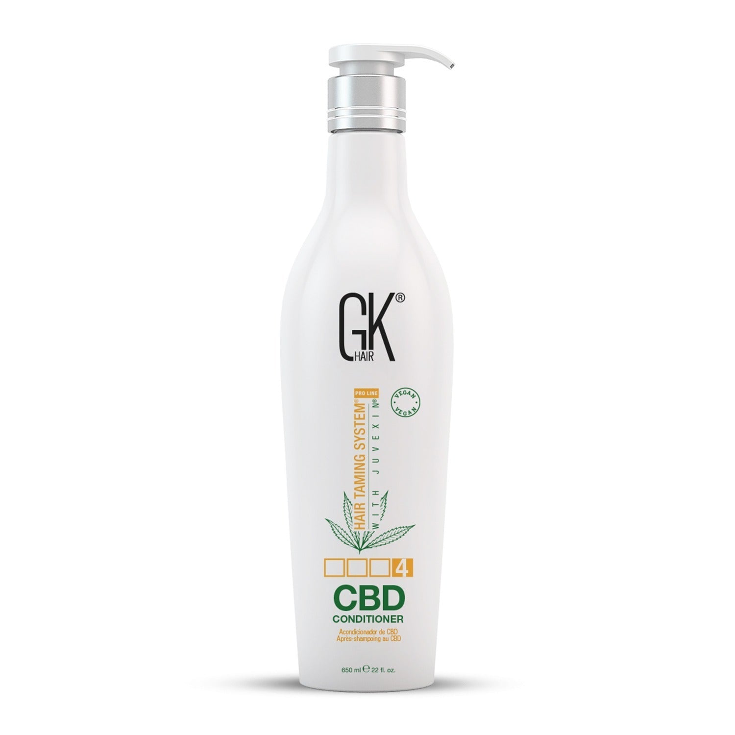 Global Keratin, CBD Vegan, Hårbalsam, För reparation, 650 ml