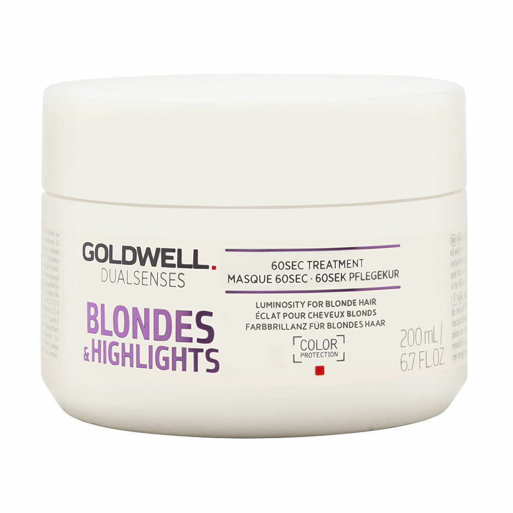 Goldwell, Dualsenses Blondes & Highlights, Hårbehandlingskräm mask, För färgskydd, 200 ml