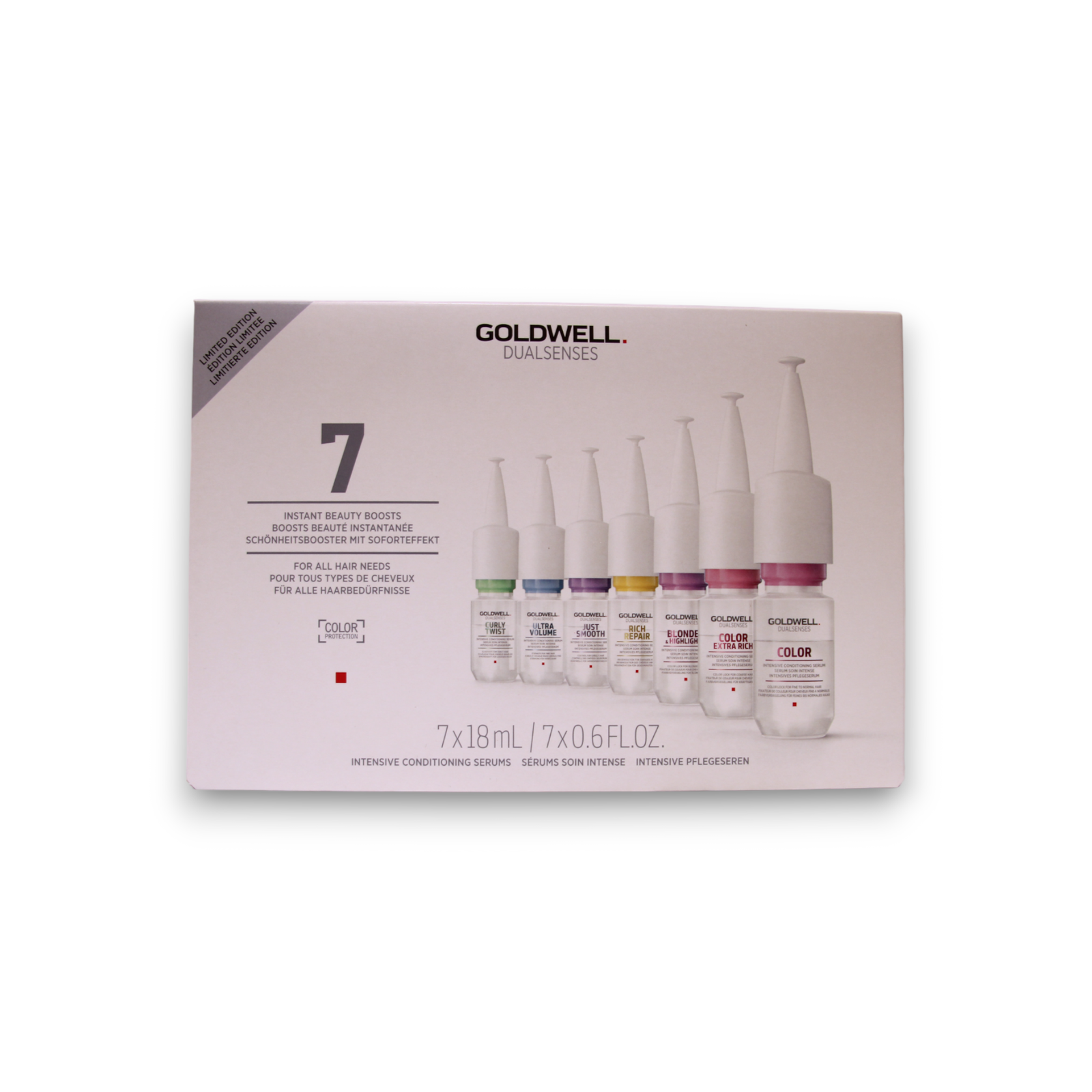 Set, Goldwell, Dualsenses Instant Beauty Boosts, Hårserum, För hydrering, 7 st, 18 ml