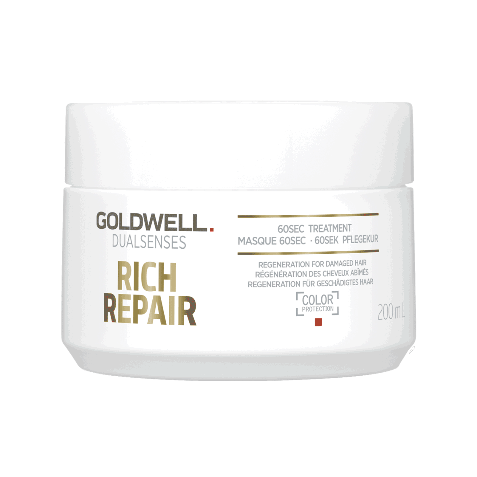 Goldwell, Dualsenses Rich Repair, Hårbehandlingskräm mask, För regeneration, 200 ml