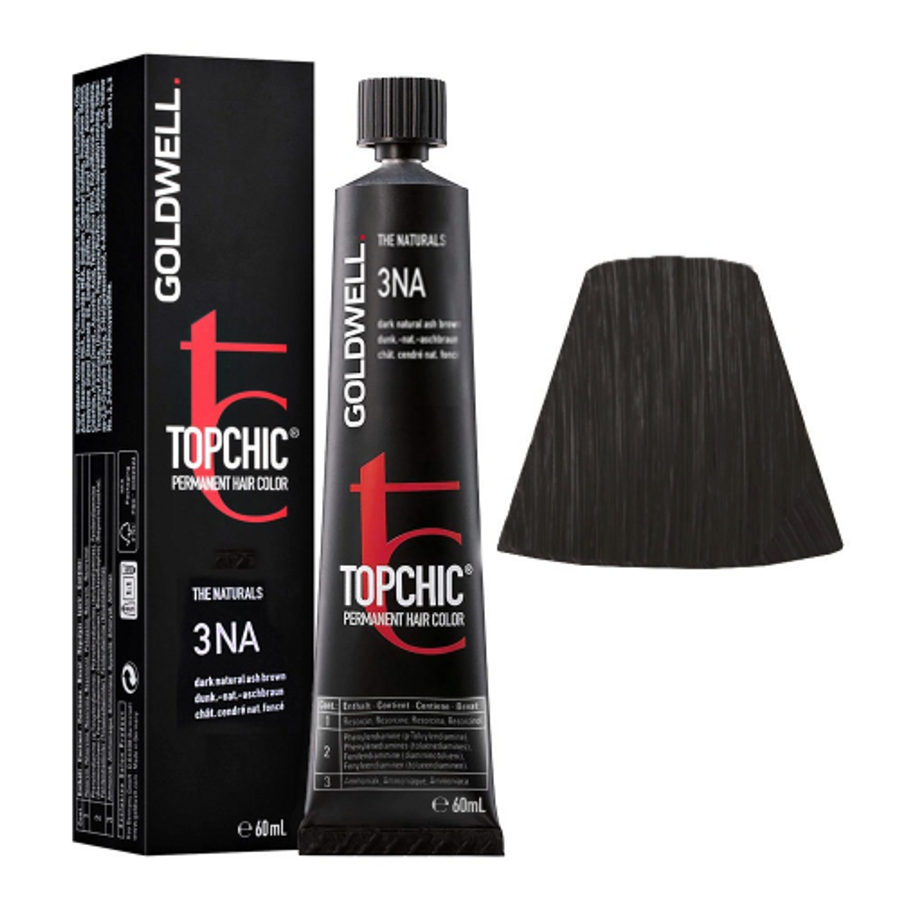 Goldwell, TopChic, Permanent hårfärg, 3Na , 60 ml
