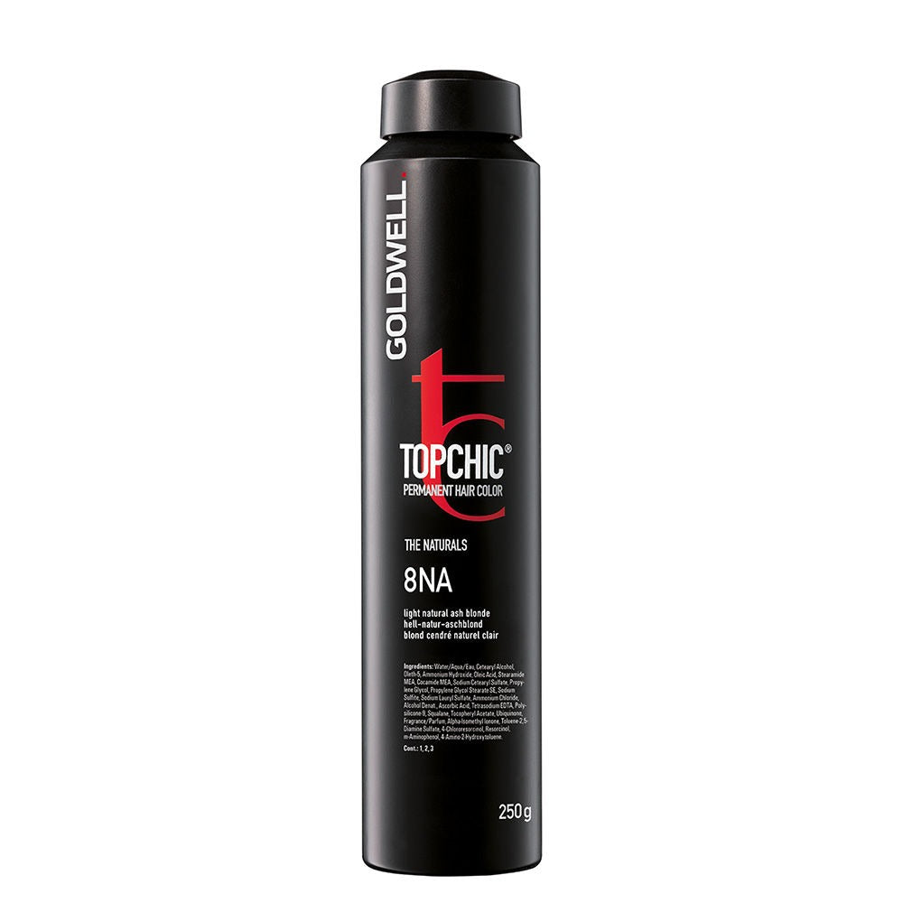 Goldwell, TopChic, Permanent hårfärg, 8NA Light Natural Ash Blonde, 250 ml