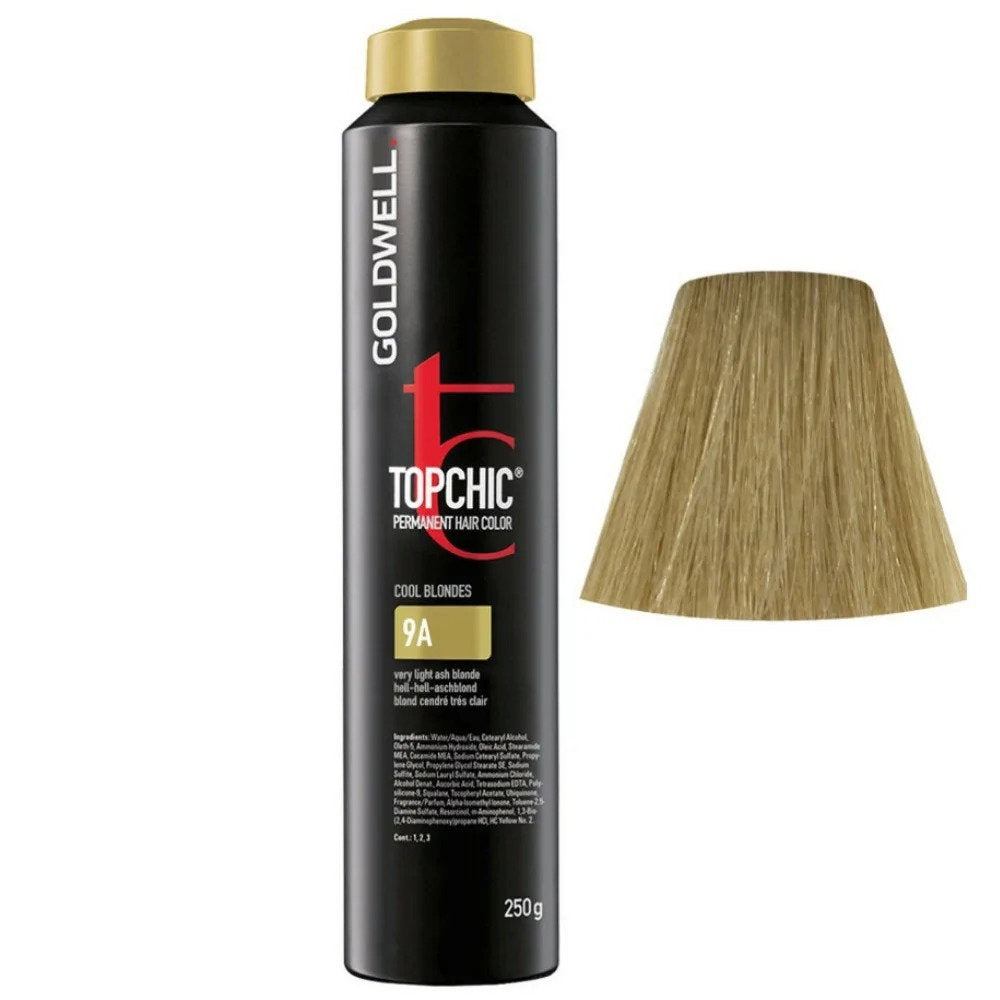 Goldwell, TopChic, Permanent hårfärg, 9A Cool Blonde, 250 ml