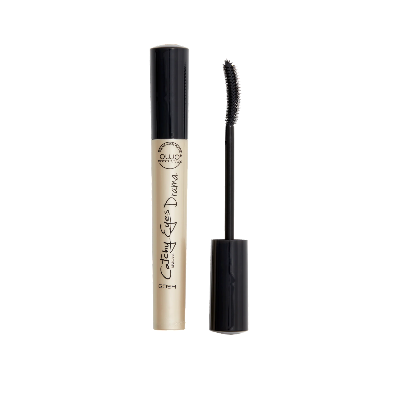 Gosh, Catchy Eyes Drama, Definiera fransar, Mascara, 001, Extremt svart, 10 ml