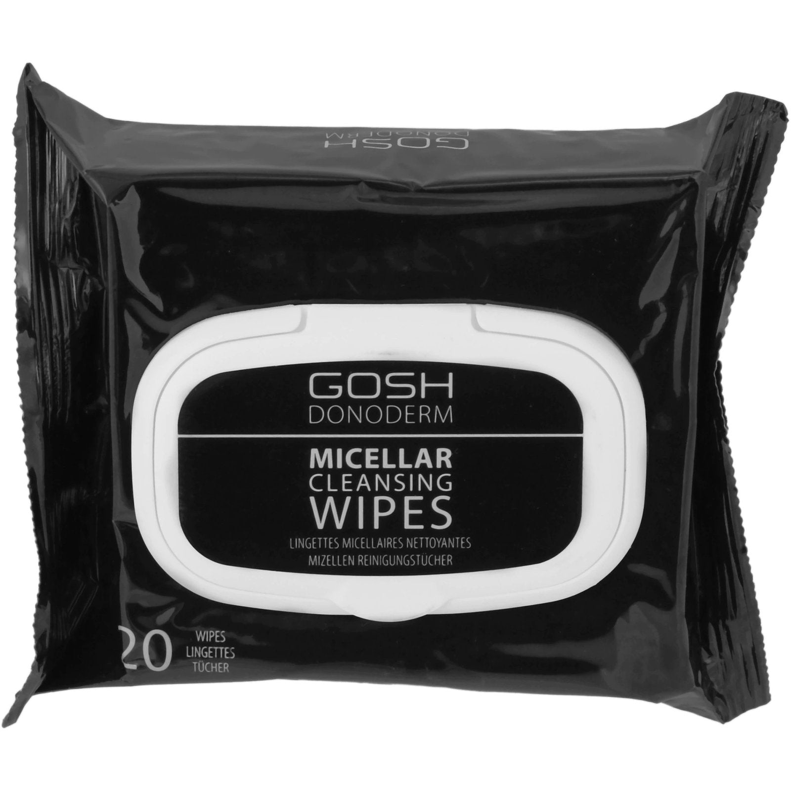 Gosh, Donoderm, Make-up Remover Wipes, 20 pc