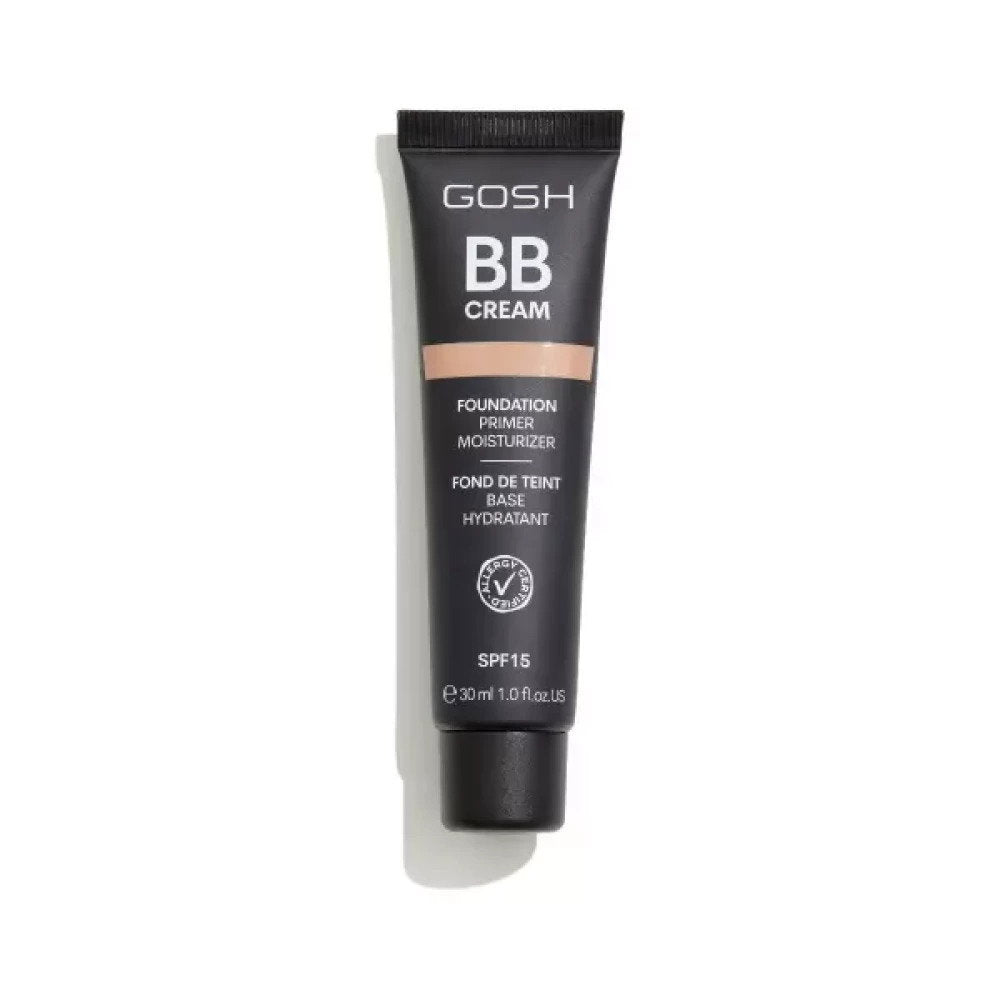 Gosh, Gosh, BB-kräm, 03, Varm beige, SPF 15, 30 ml