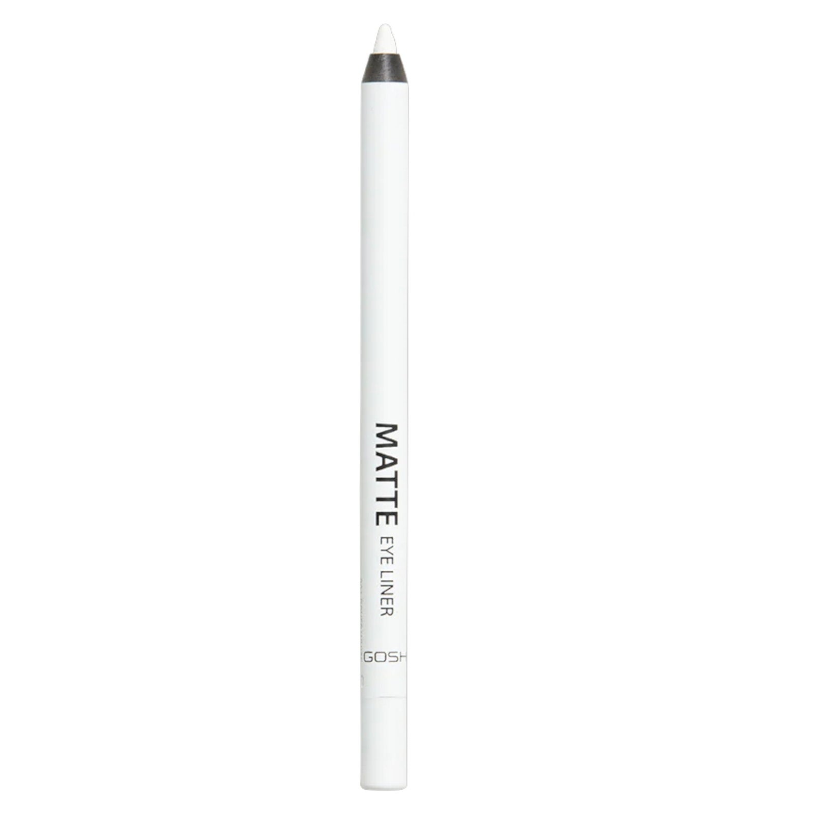 Gosh, Matte Eye Liner, Krämig penna, Kohl eyeliner, 001, Dover Vit, 1.2 g