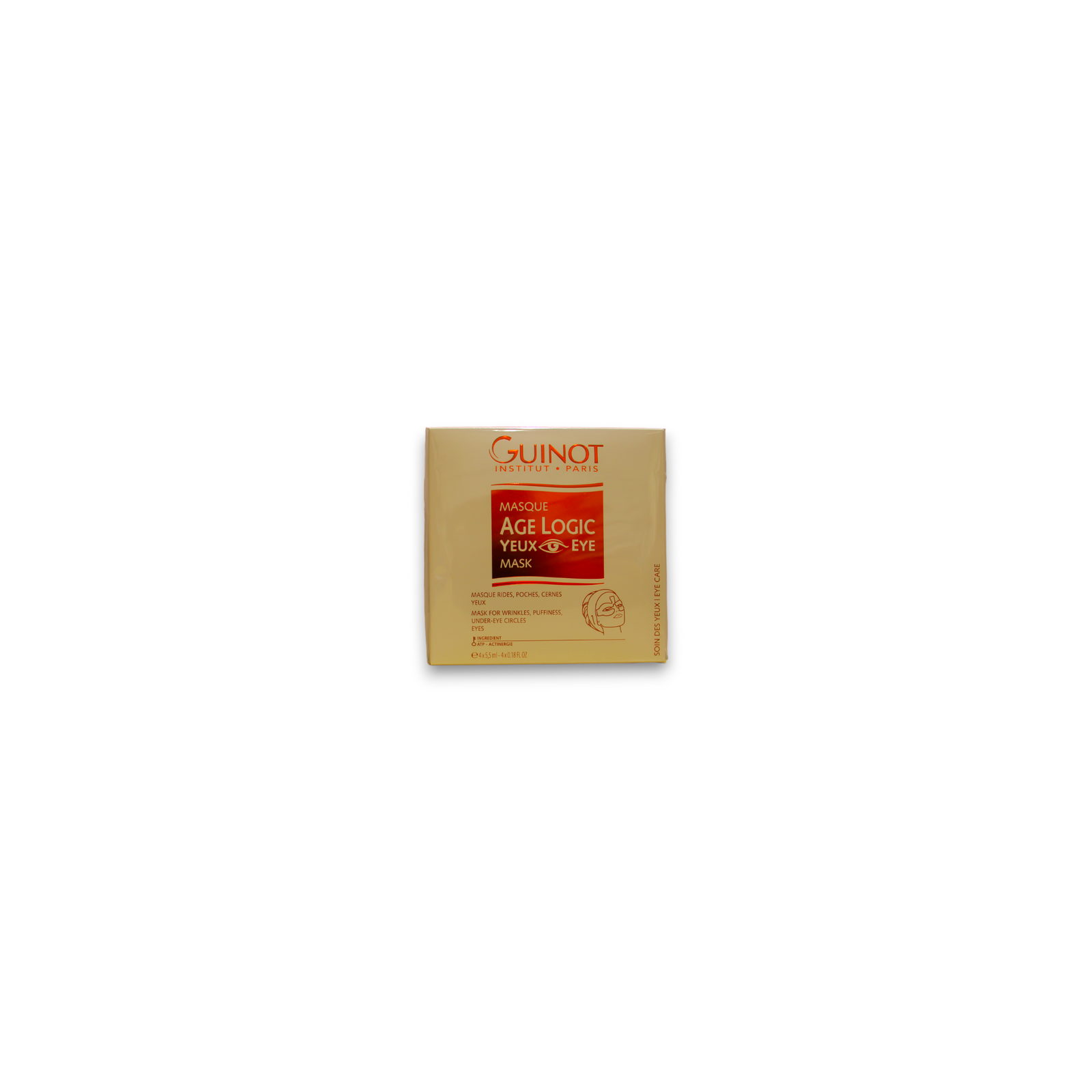 Set, Guinot, Age Logic, Ögonkrämsmask, 4 st, 5.5 ml