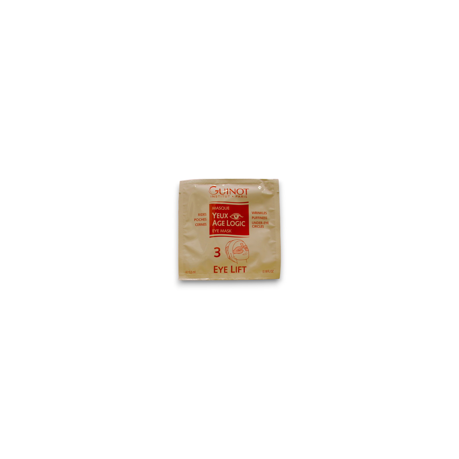 Set, Guinot, Age Logic, Ögonkrämsmask, 4 st, 5.5 ml