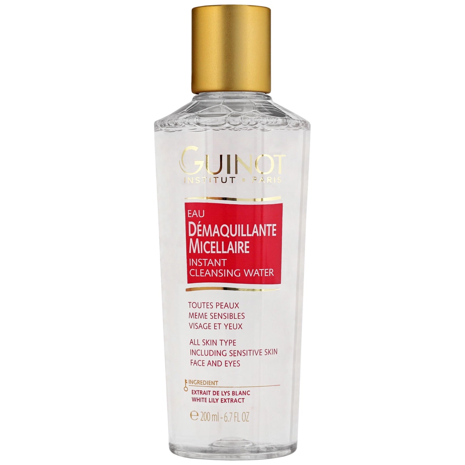 Guinot, Guinot, White Lily Extract, Cleansing, Micellar Water, For All Skin Types, 200ml