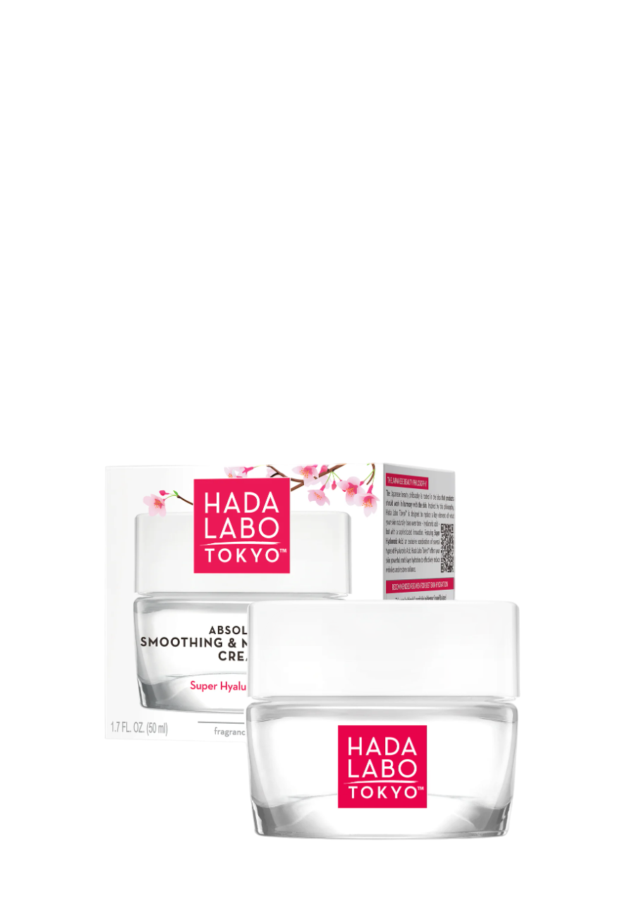 Hada Labo Tokyo, Absolute, Återfuktande & utjämnande, Dag & Natt, Grädde, Ansikte, 50 ml