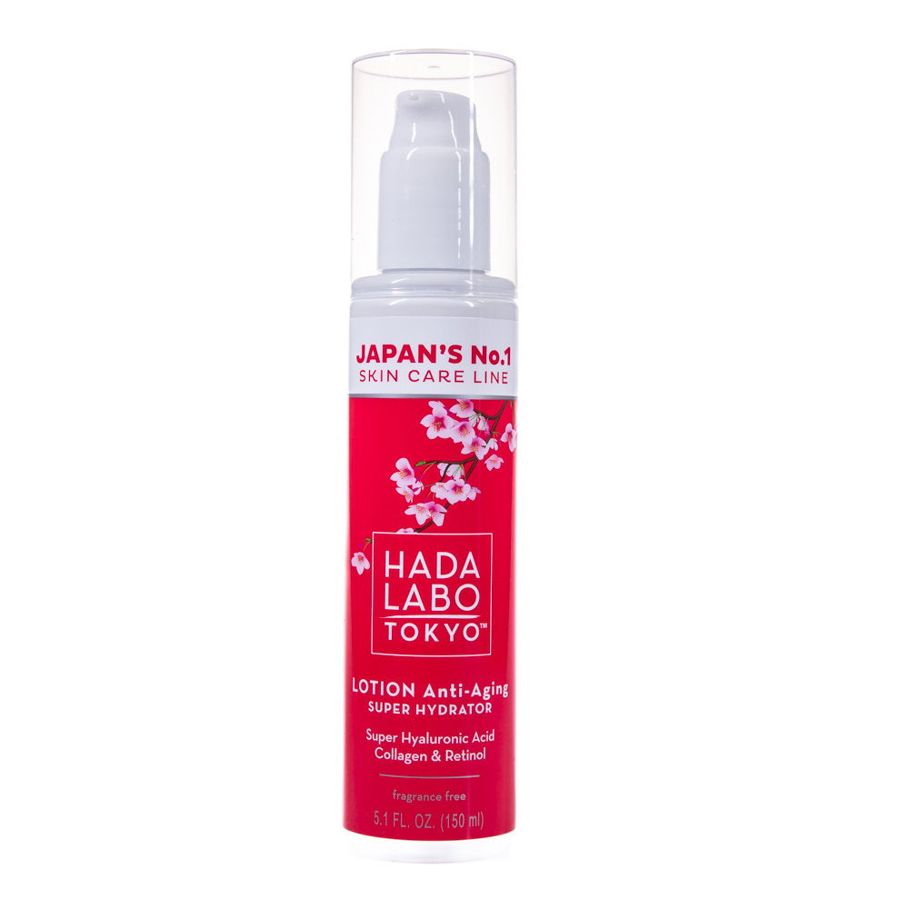 Hada Labo Tokyo, Hada Labo, Hyaluronsyra och kollagen, Anti-aging, Lotion, Ansikte, 150 ml