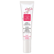 Hada Labo Tokyo, Hada Labo, Hyaluronsyra och kollagen, Anti-rynkor, Dag & Natt, Ögonkräm, 15 ml