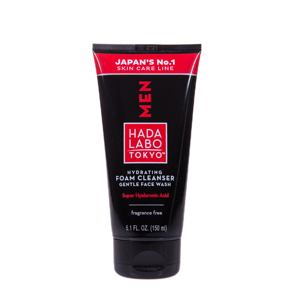Hada Labo Tokyo, Men, Hyaluronsyra, Eliminerar orenheter, Rengöringsskum, 150 ml