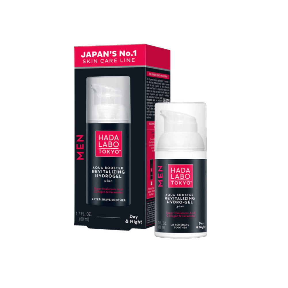 Hada Labo Tokyo, Men, Hydrogel, Revitalisering, After-shave gel, 50 ml