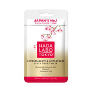 Hada Labo Tokyo, Premium, Hyaluronsyra, Lyster & Anti-stress, Ansiktsmask, Ansikte, Dag, 23 ml