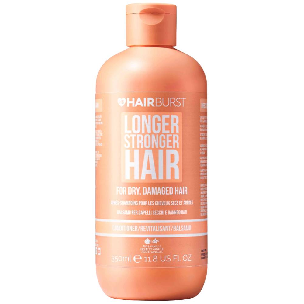 Hairburst, Longer Stonger, Naturliga ingredienser, Hårbalsam, Återfuktande och stärkande, 350 ml