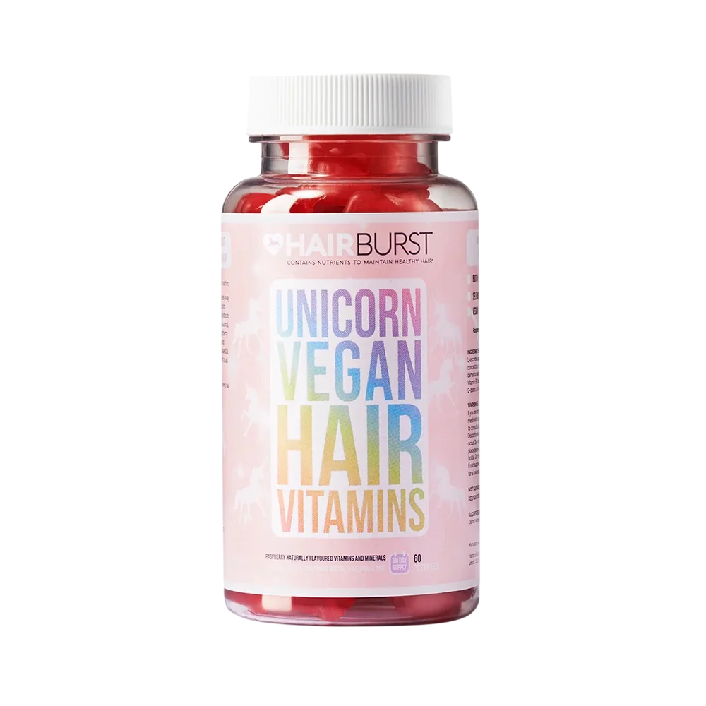 Hairburst, Unicorn, Hårväxt vitaminer, Stöder hårväxt, 60 Capsules