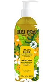 Hei Poa, Monoi De Tahiti, Mjukgöring, Duscholja, För alla hudtyper, 250 ml