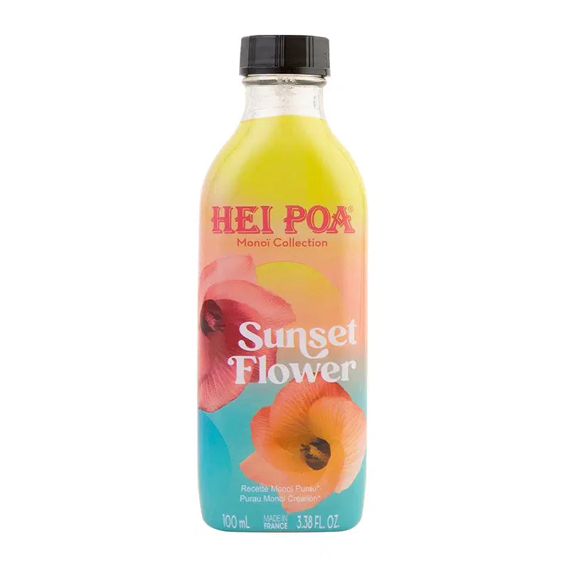 Hei Poa, Monoi, Närande, Sunset Flower, Kroppsolja, För hår & kropp, 100 ml