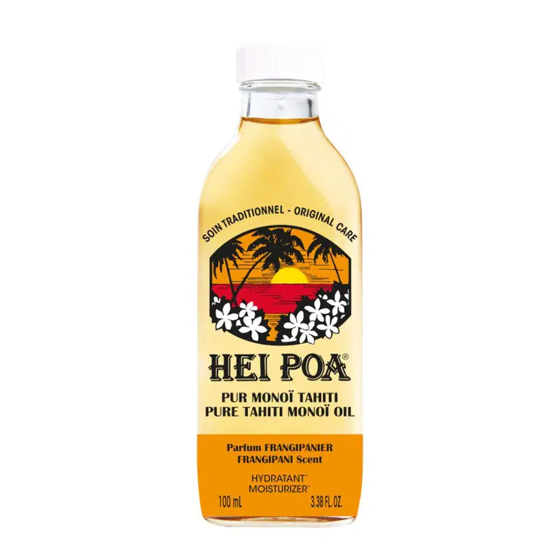 Hei Poa, Pure Thaiti Manoi, Fuktgivande, Frangipani, Kroppsolja, 100 ml